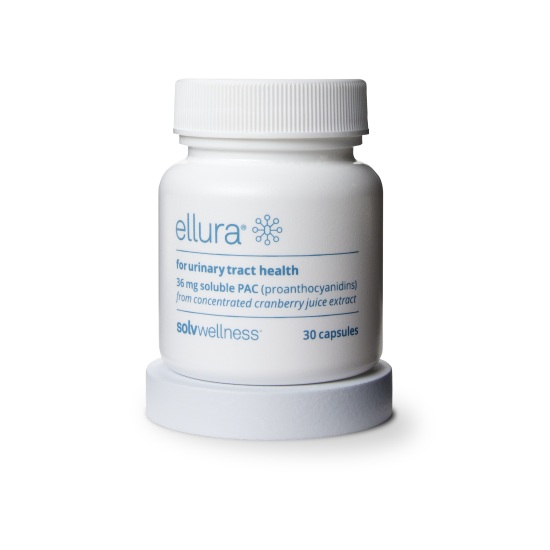 Ellura 30-capsule bottle for urinary tract health support