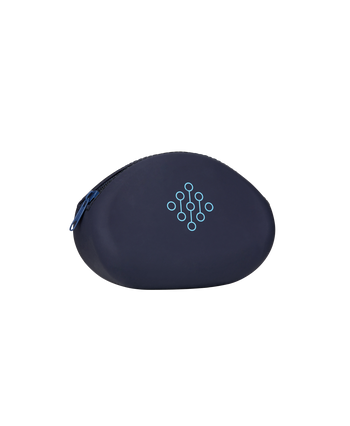 Smooth-Touch silicone case designed to hold Via moisturizer and applicator