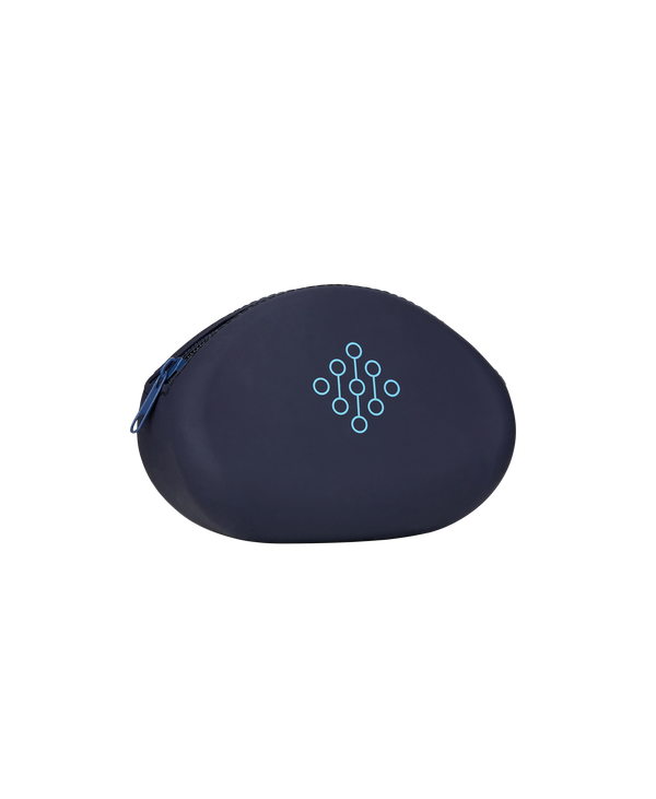 Smooth-Touch silicone case designed to hold Via moisturizer and applicator